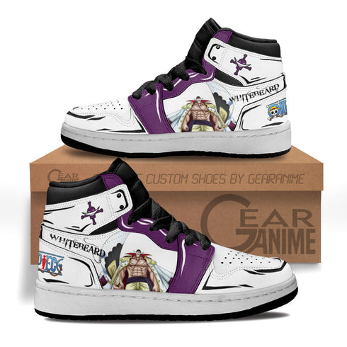 Edward Newgate Kids Tennarit Whitebeard Custom Anime OP -kengät lapsille